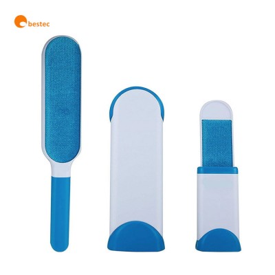 Amazon hot selling Pet Hair Remover Sofa Clothes Cleaning Brush Reusable Dog Cat Fur Brush Portable Fur Remover