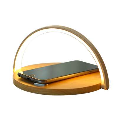 fast wireless charger LED lamp mobile phone holder wireless charger