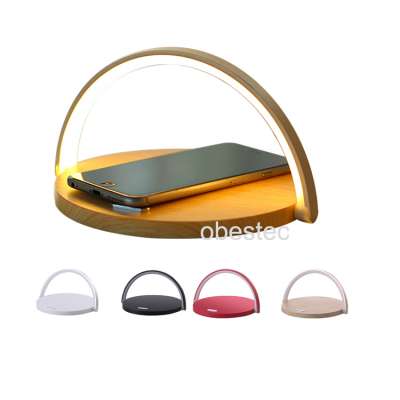 wireless phone charger LED lamp mobile phone holder wireless charger